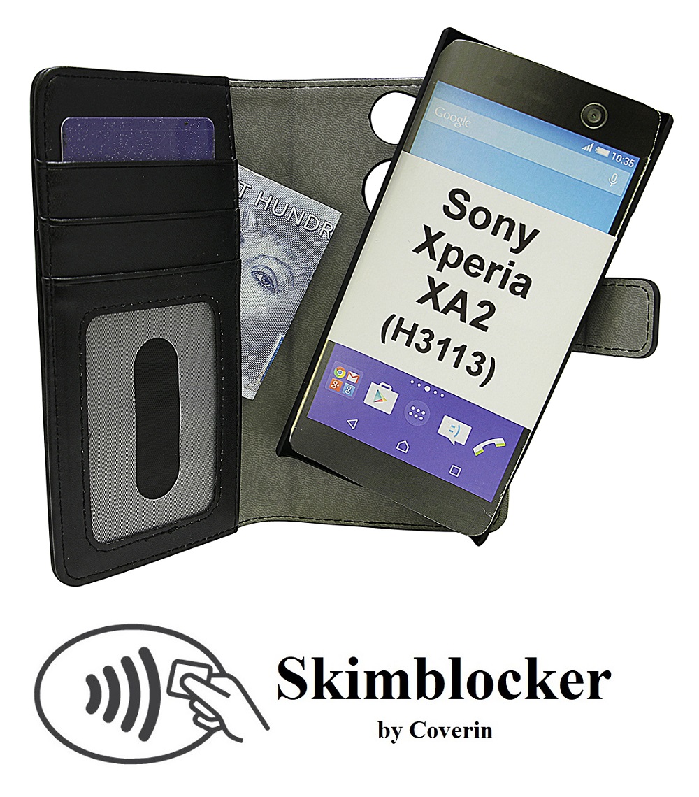CoverIn Skimblocker Magneettikotelo Sony Xperia XA2 (H3113 / H4113)
