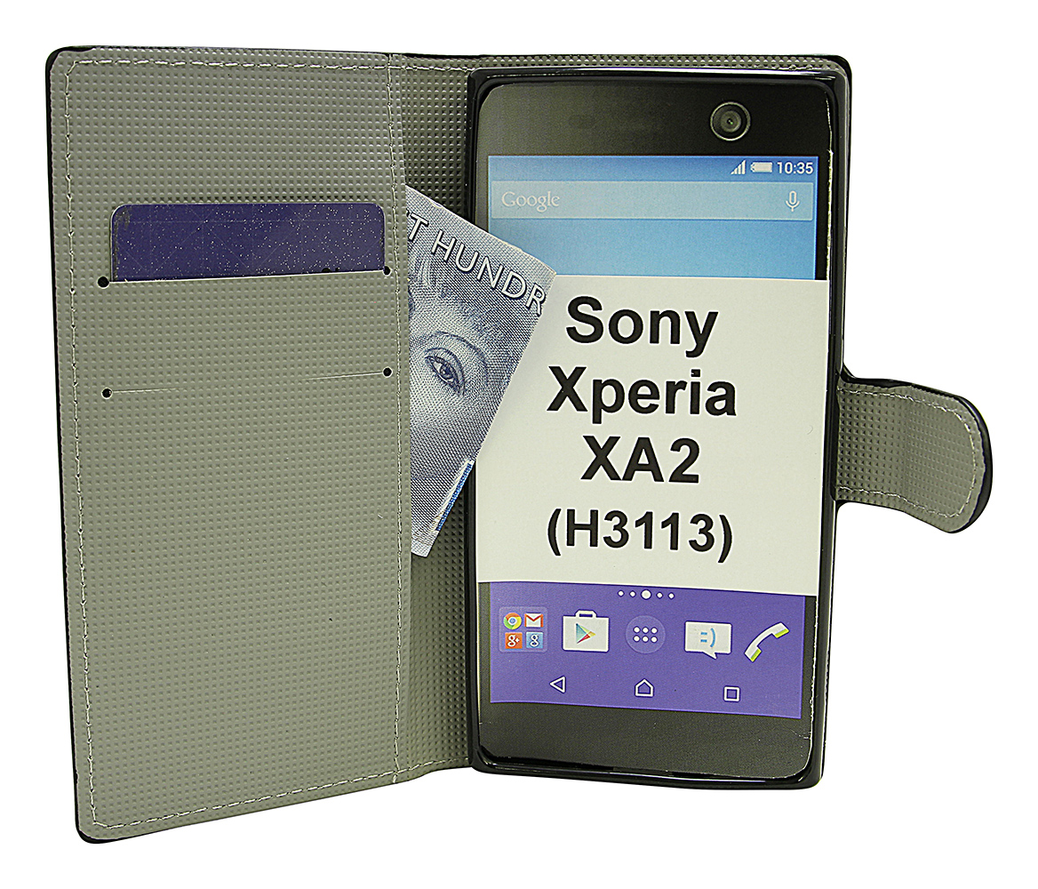 billigamobilskydd.se Kuviolompakko Sony Xperia XA2 (H3113 / H4113)