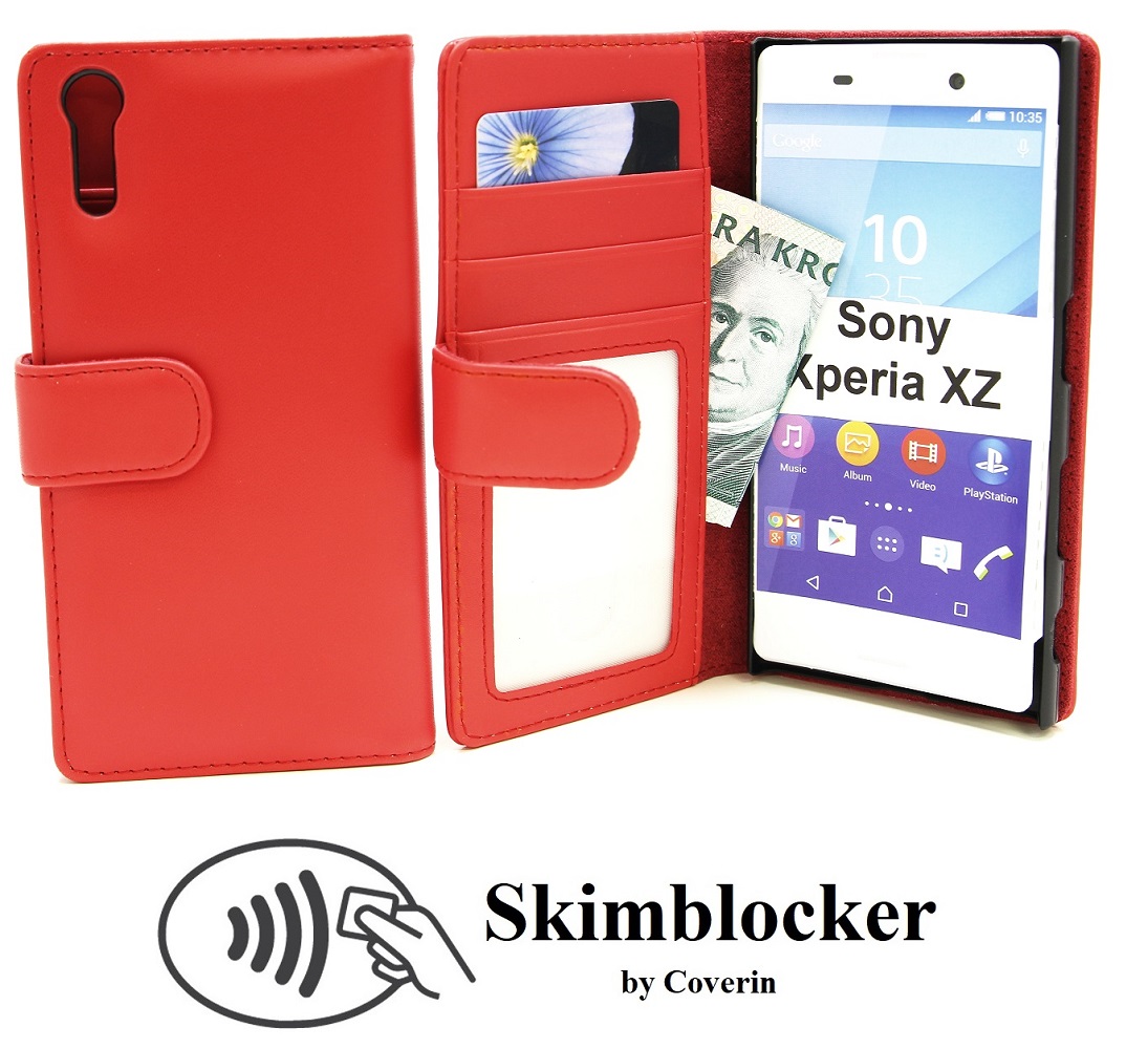 Skimblocker Lompakkokotelot Sony Xperia XZ / XZs  (F8331 / G8231)