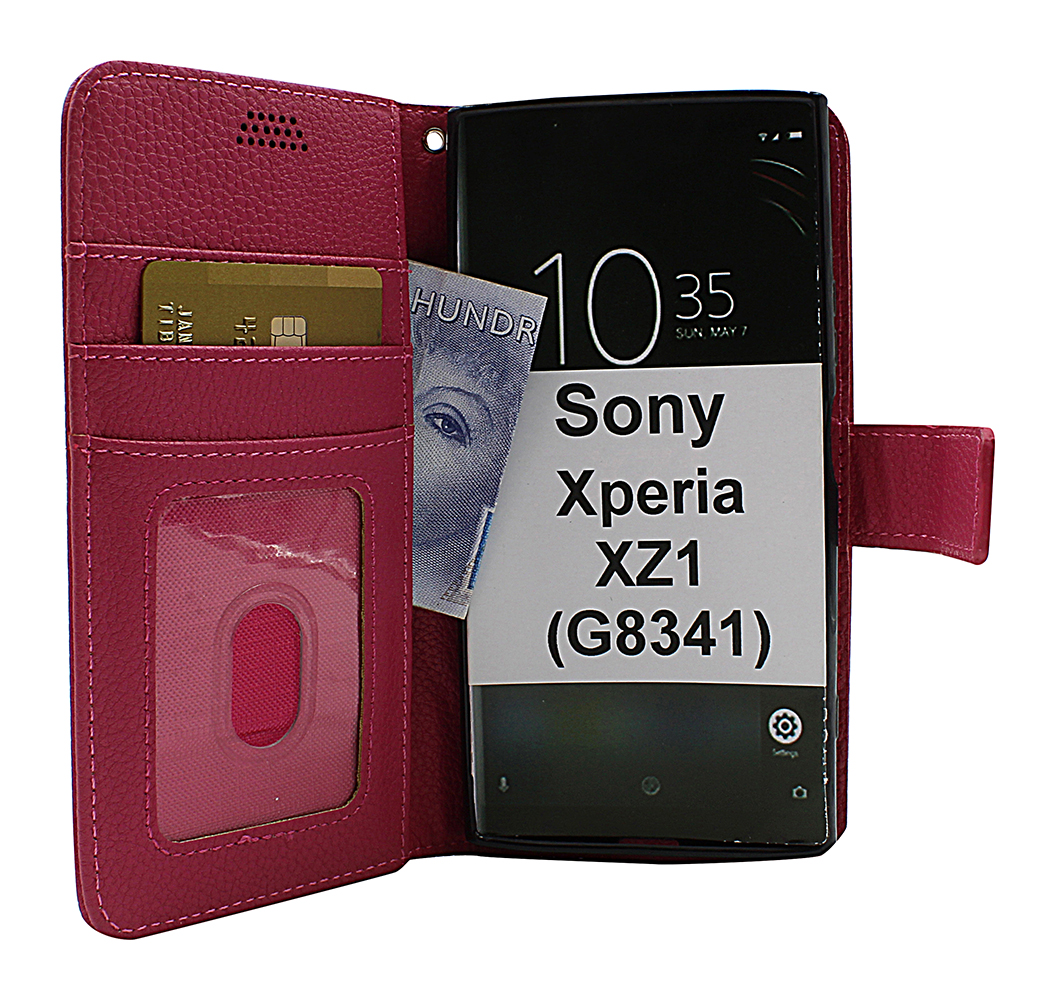 billigamobilskydd.se New Jalusta Lompakkokotelo Sony Xperia XZ1 (G8341)
