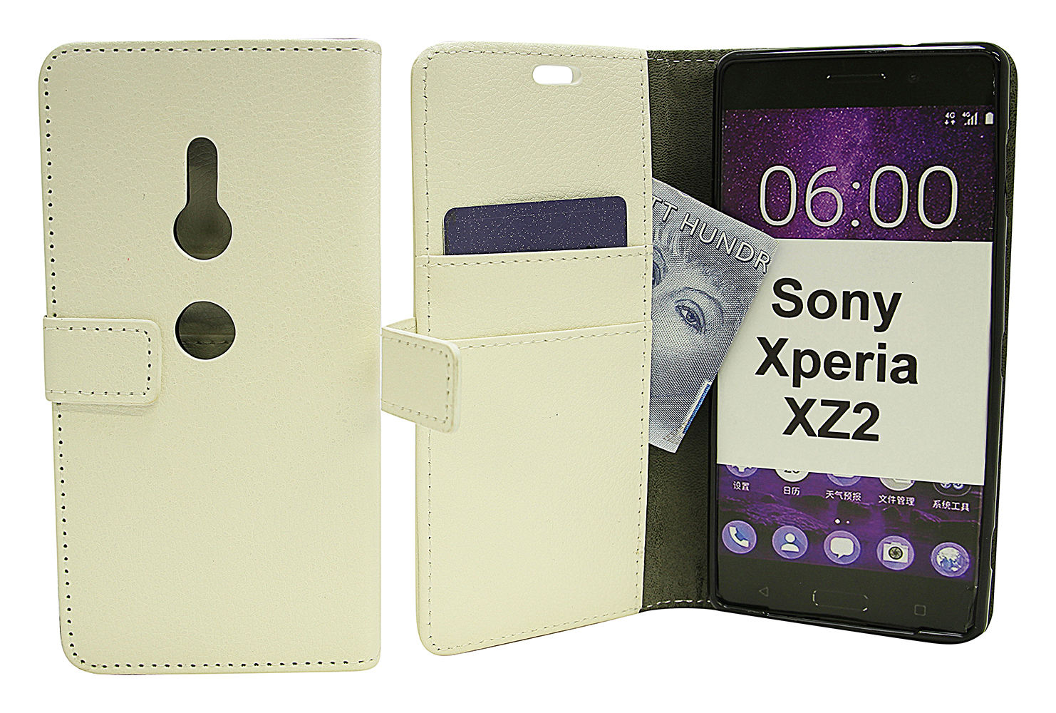 Jalusta Lompakkokotelo Sony Xperia XZ2 (H8266)