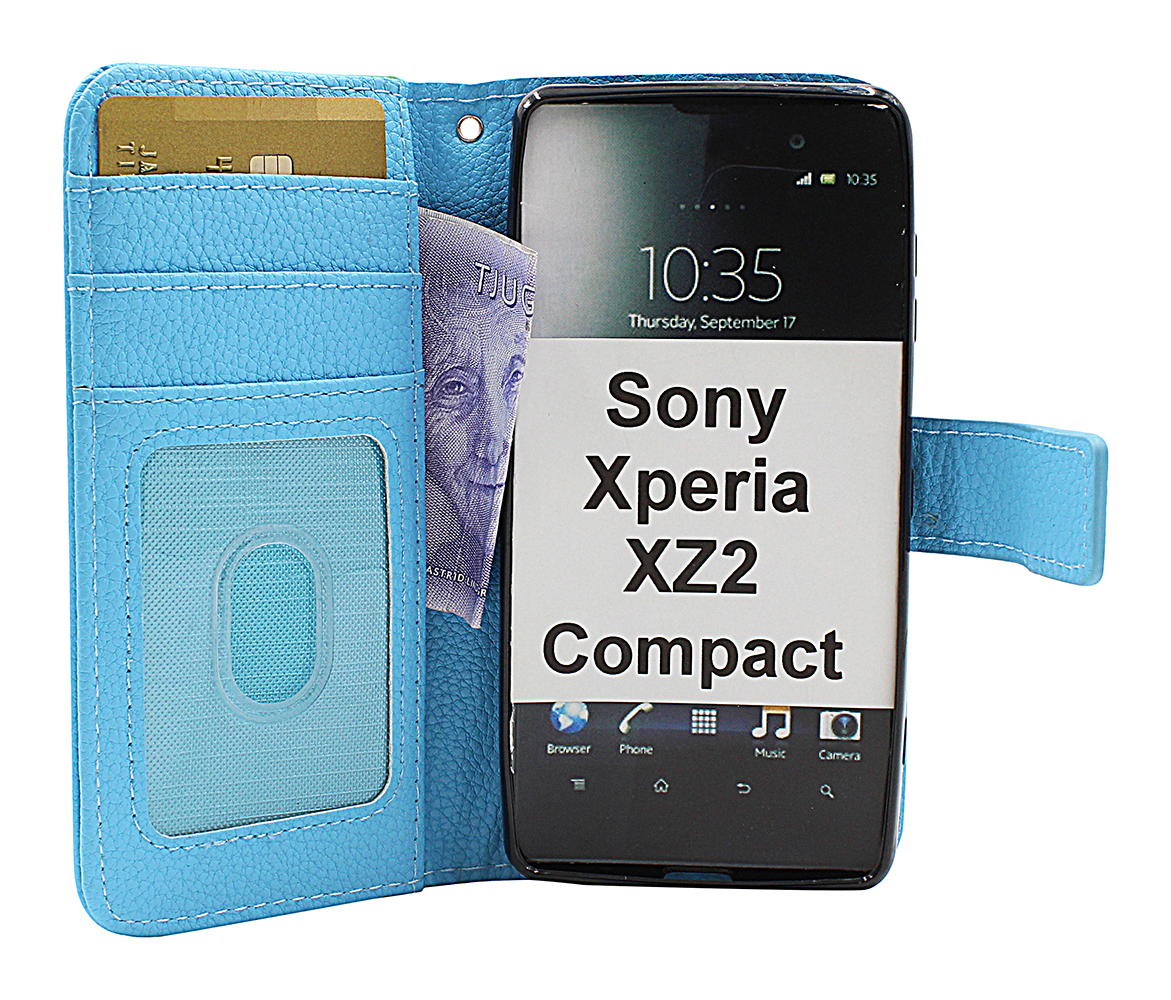 New Jalusta Lompakkokotelo Sony Xperia XZ2 Compact (H8324)