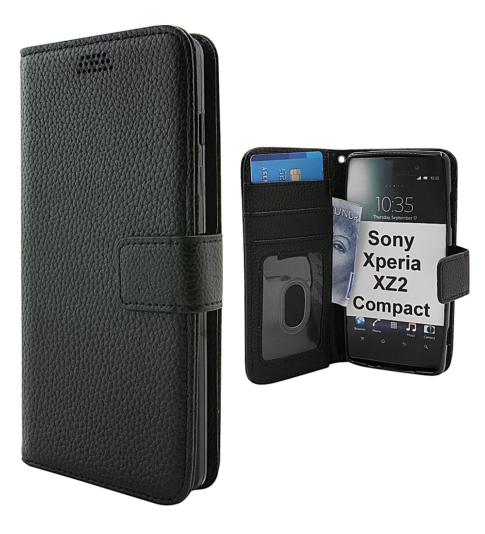 billigamobilskydd.se New Jalusta Lompakkokotelo Sony Xperia XZ2 Compact (H8324)