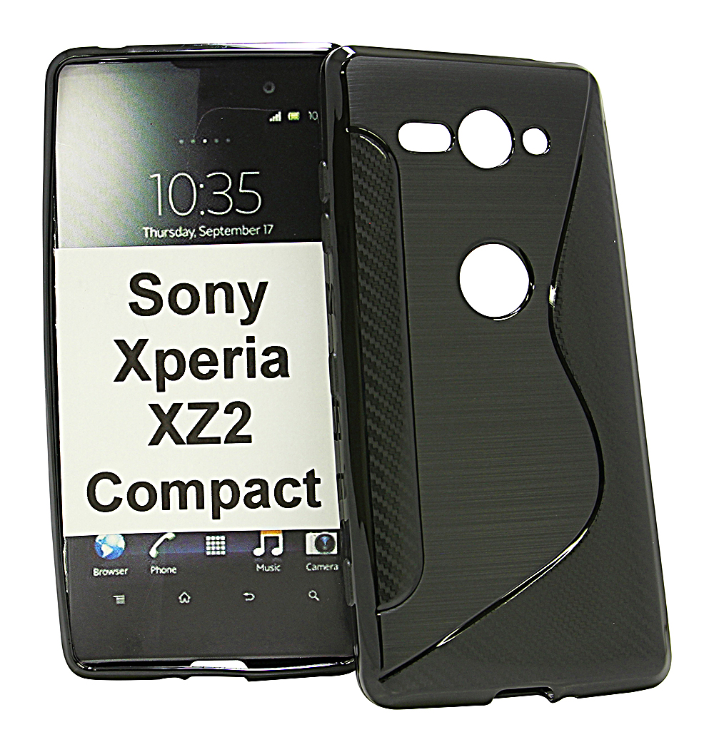 billigamobilskydd.se S-Line TPU-muovikotelo Sony Xperia XZ2 Compact (H8324)
