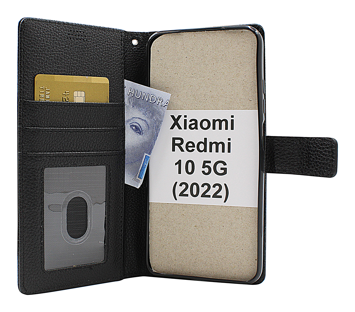 billigamobilskydd.se New Jalusta Lompakkokotelo Xiaomi Redmi 10 5G (2022)
