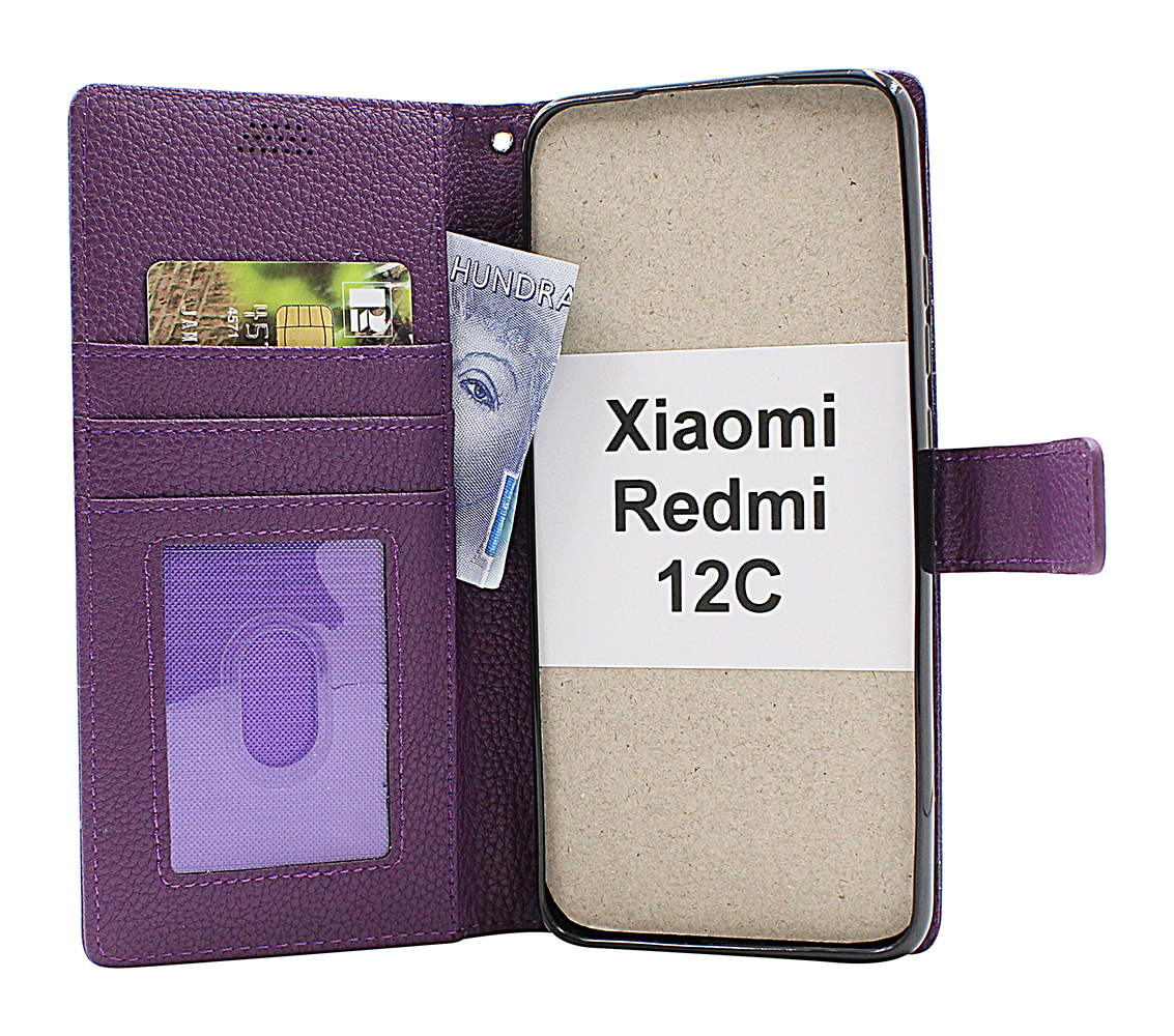 New Jalusta Lompakkokotelo Xiaomi Redmi 12C