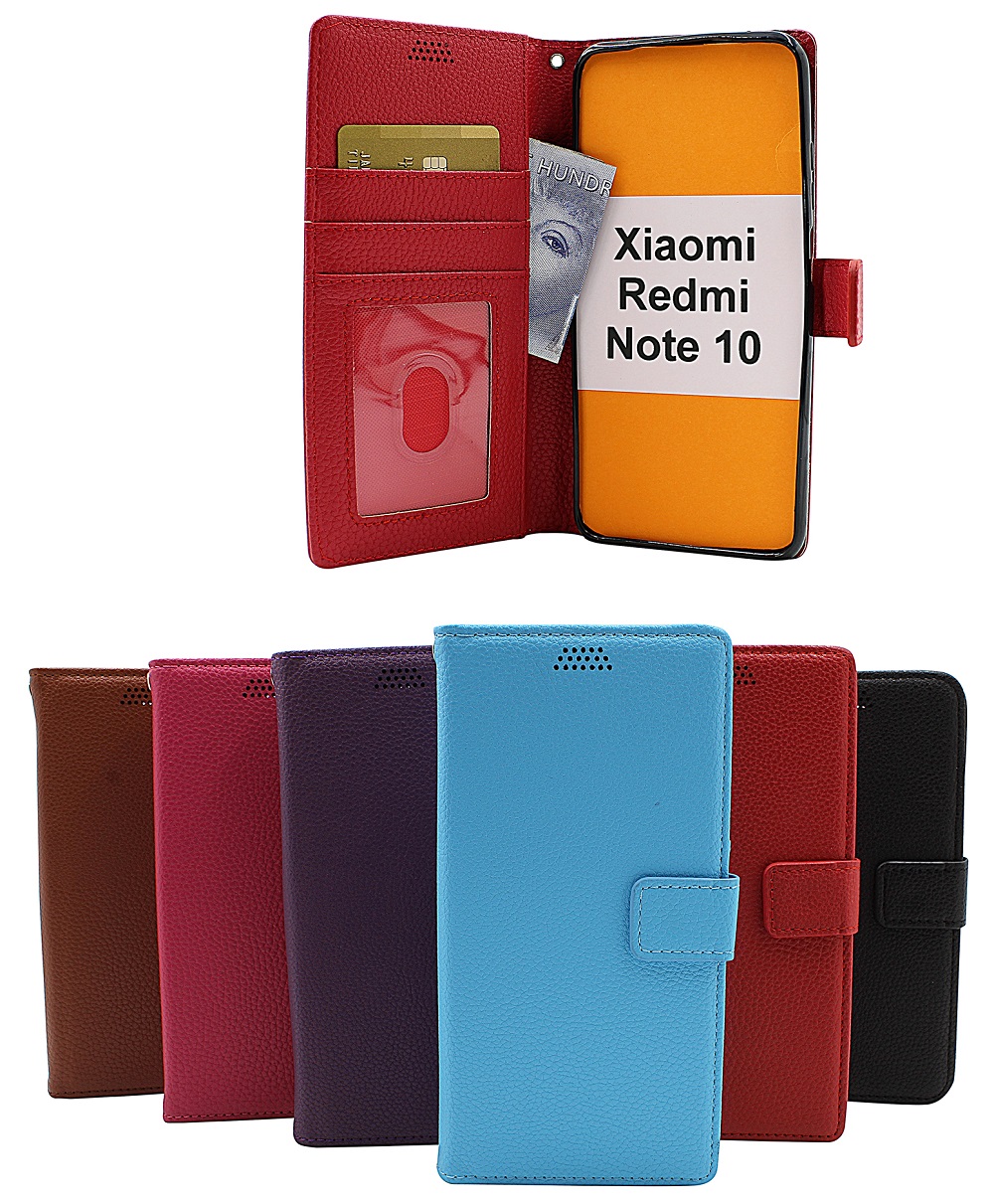billigamobilskydd.se New Jalusta Lompakkokotelo Xiaomi Redmi Note 10