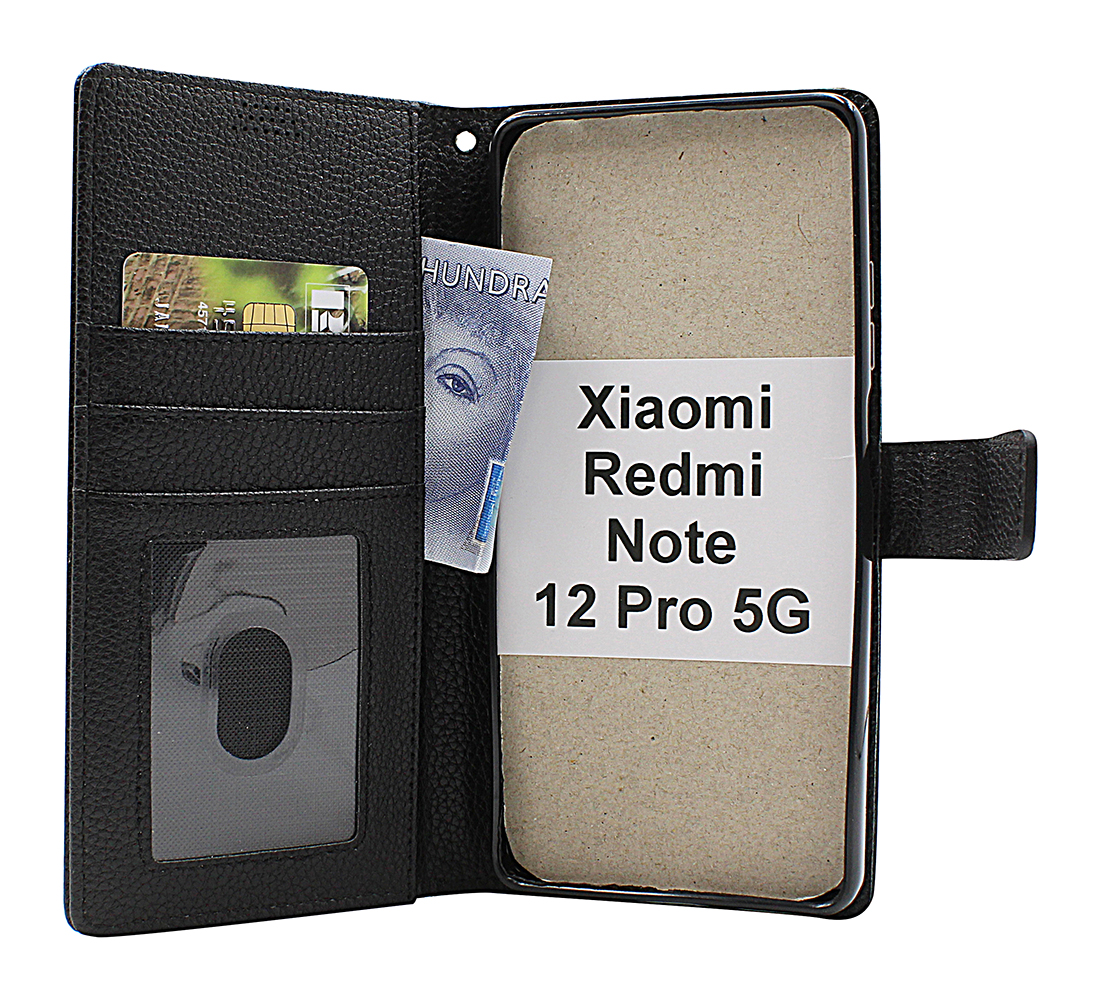billigamobilskydd.se New Jalusta Lompakkokotelo Xiaomi Redmi Note 12 Pro 5G