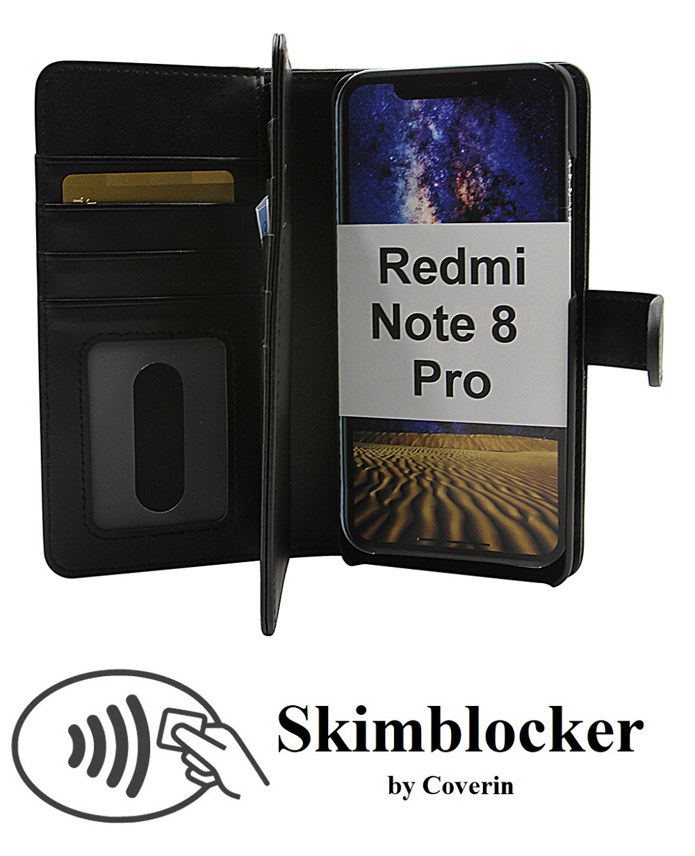 CoverIn Skimblocker XL Magnet Wallet Xiaomi Redmi Note 8 Pro