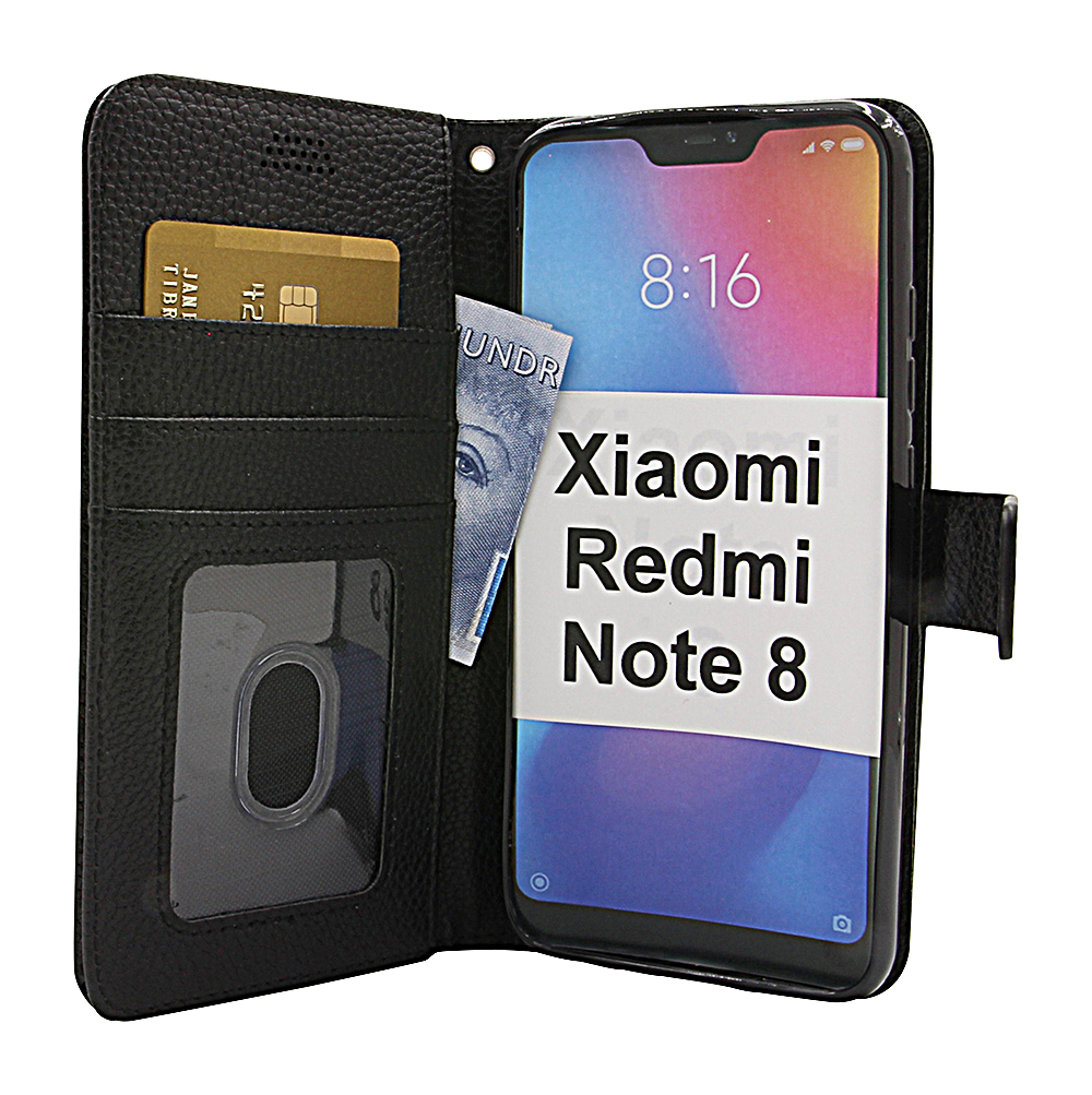billigamobilskydd.se New Jalusta Lompakkokotelo Xiaomi Redmi Note 8