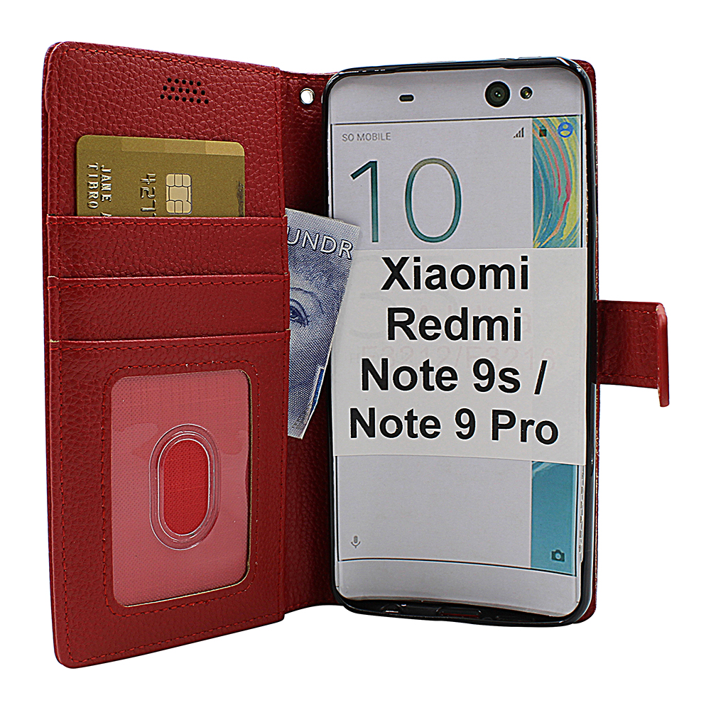 New Jalusta Lompakkokotelo Xiaomi Redmi Note 9s / Note 9 Pro