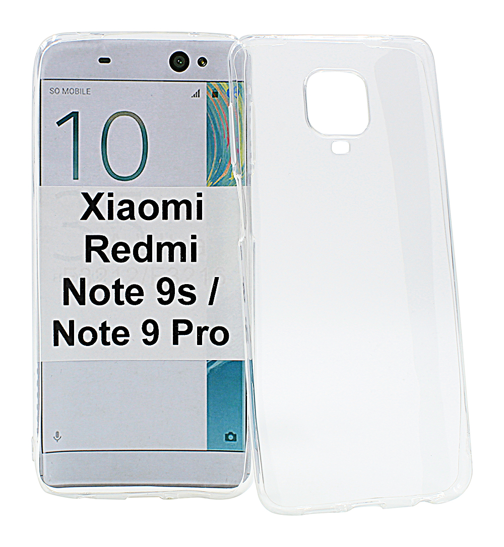 billigamobilskydd.se Ultra Thin TPU Kotelo Xiaomi Redmi Note 9s / Note 9 Pro