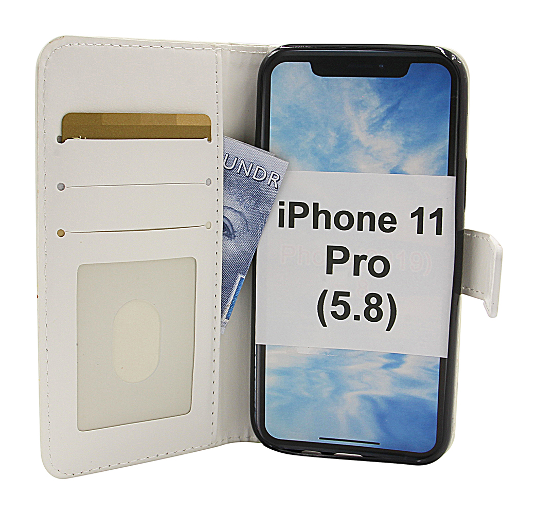 billigamobilskydd.se Kuviolompakko iPhone 11 Pro (5.8)