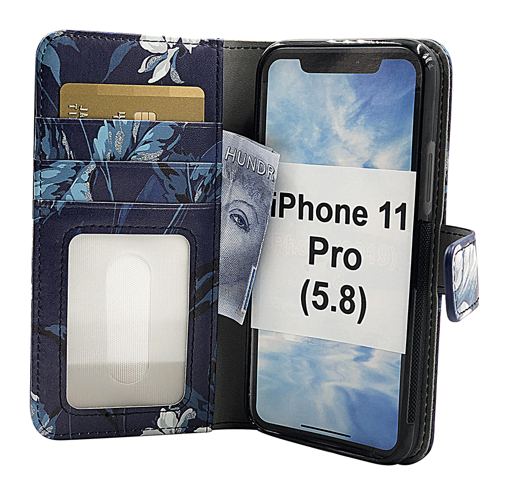CoverIn Skimblocker Design Magneettilompakko iPhone 11 Pro (5.8)