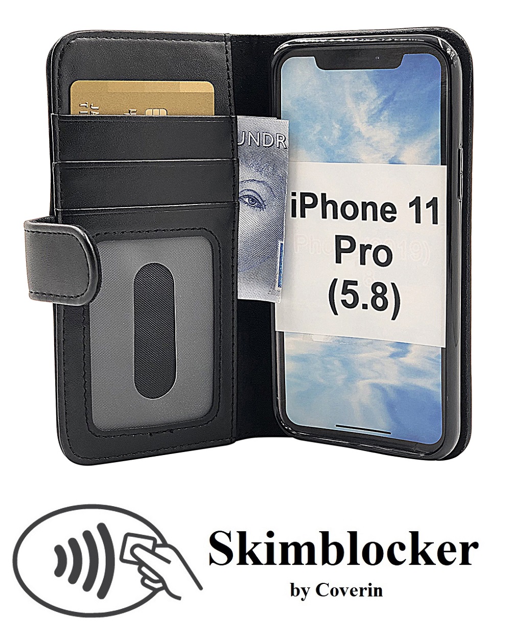 CoverIn Skimblocker Lompakkokotelot iPhone 11 Pro (5.8)