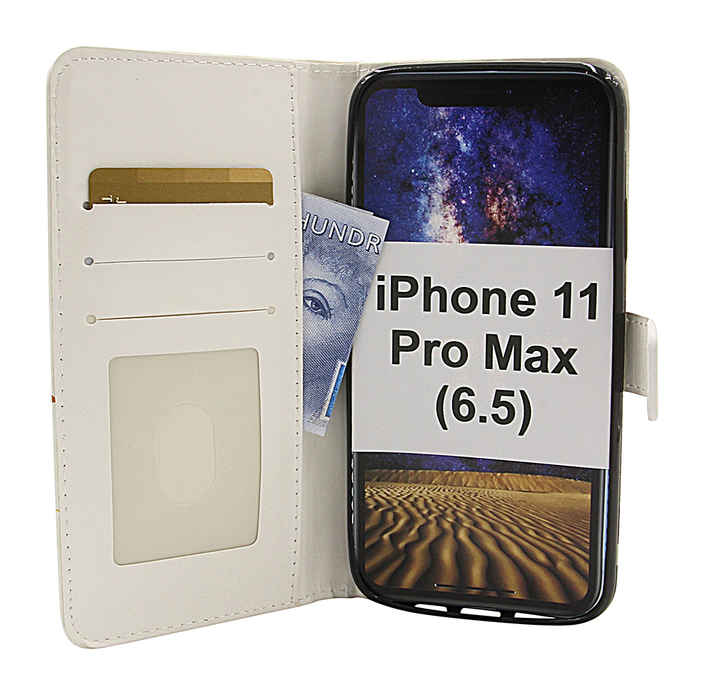 billigamobilskydd.se Kuviolompakko iPhone 11 Pro Max (6.5)