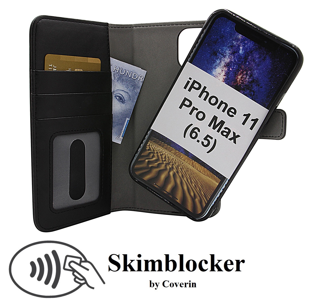 Skimblocker Magneettikotelo iPhone 11 Pro Max (6.5)