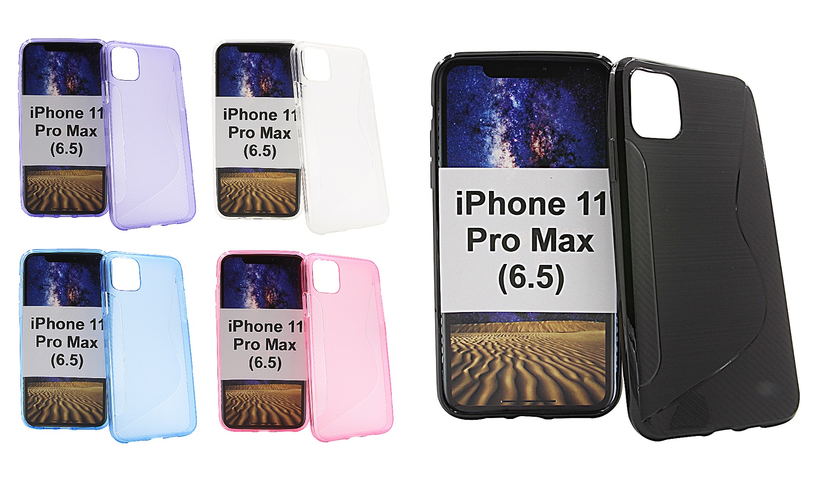 S-Line TPU-muovikotelo iPhone 11 Pro Max (6.5)