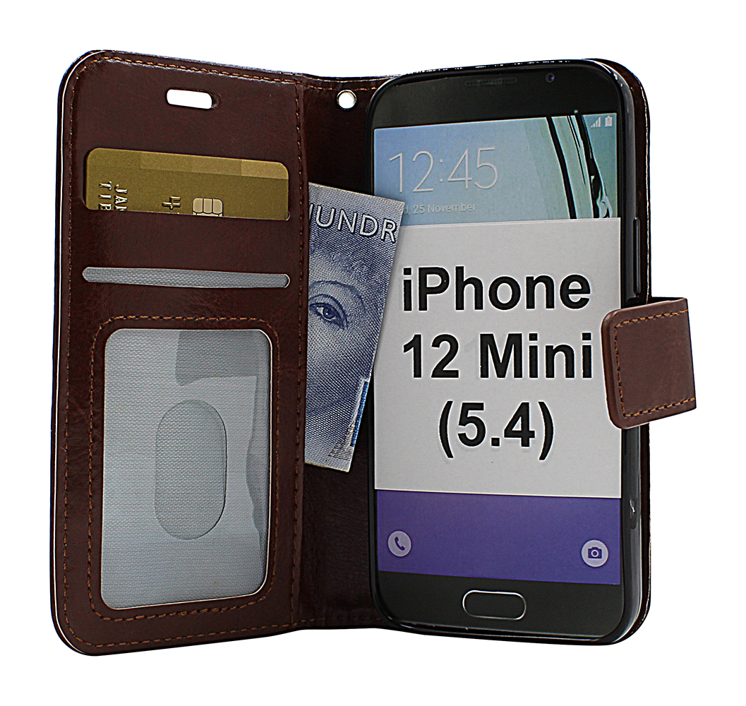 Crazy Horse Lompakko iPhone 12 Mini (5.4)