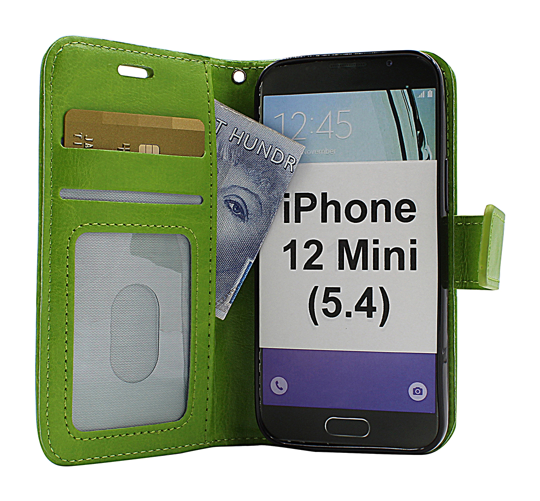 Crazy Horse Lompakko iPhone 12 Mini (5.4)