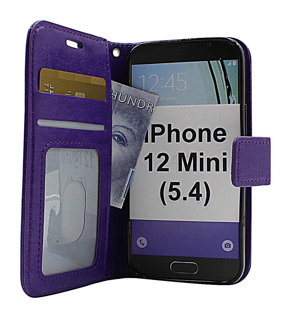 Crazy Horse Lompakko iPhone 12 Mini (5.4)