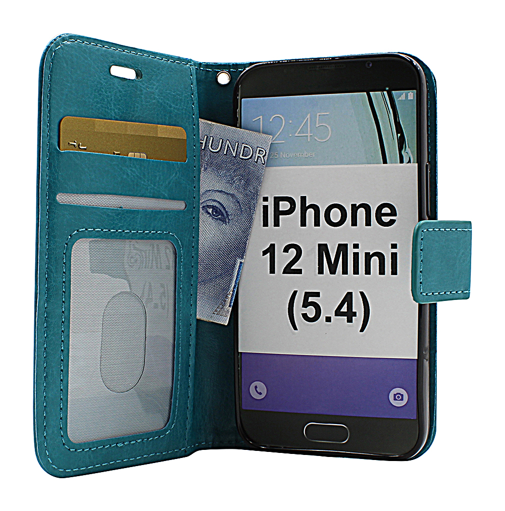 Crazy Horse Lompakko iPhone 12 Mini (5.4)