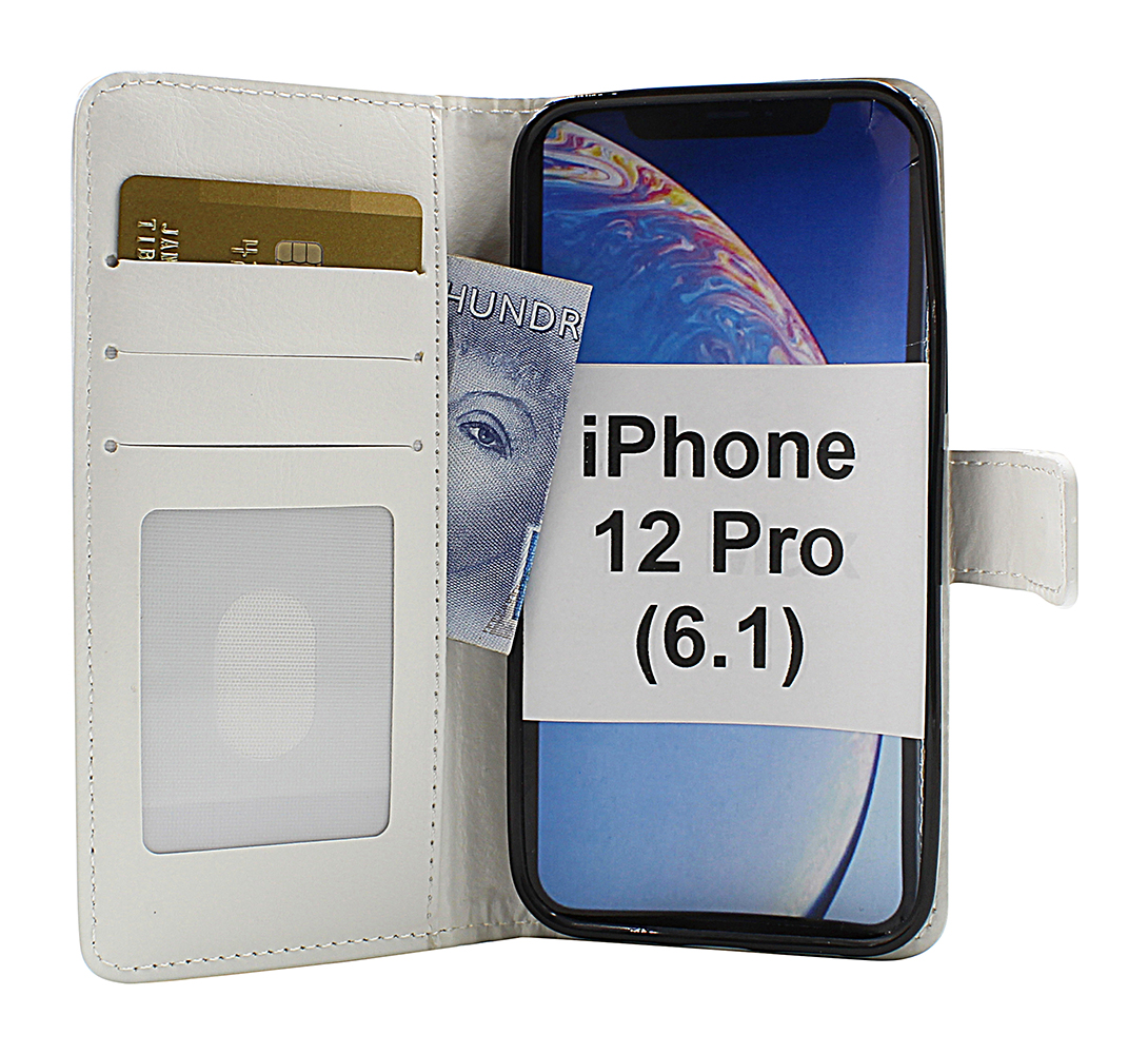 billigamobilskydd.se Kuviolompakko iPhone 12 Pro (6.1)