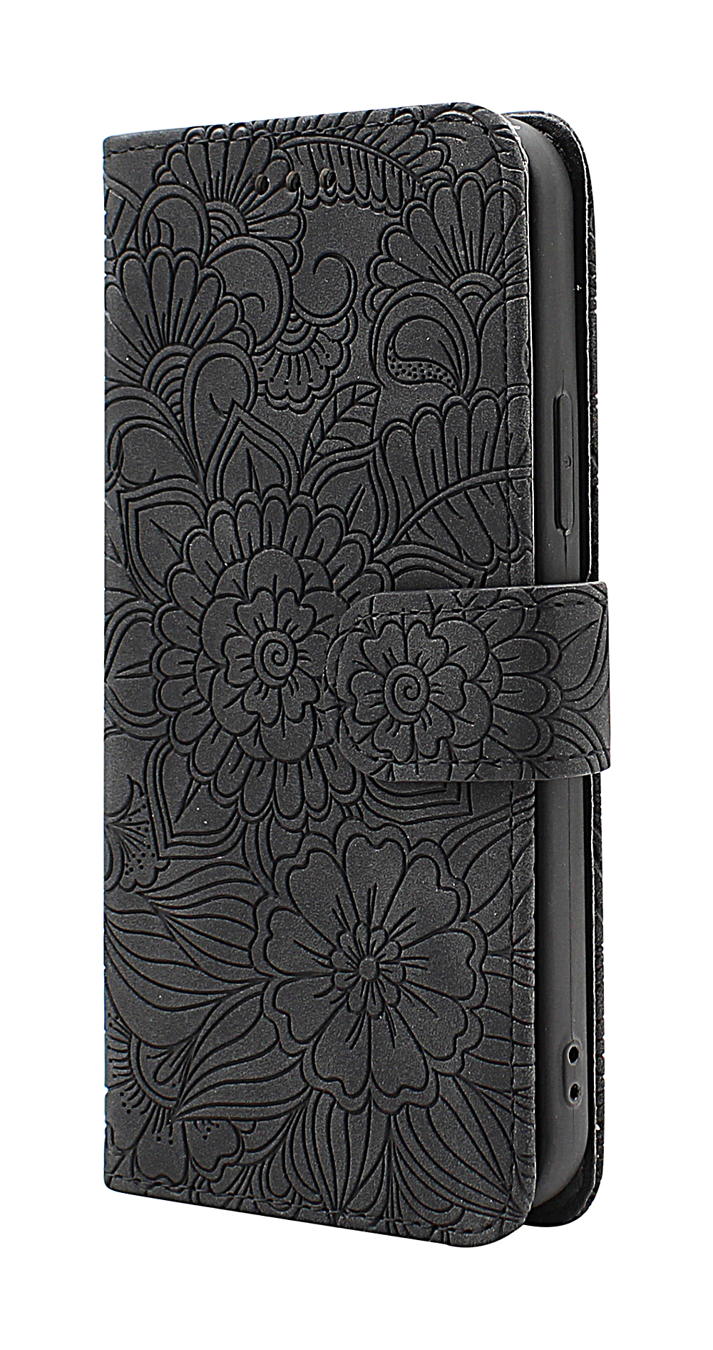 billigamobilskydd.se Flower Standcase Wallet iPhone 12 / 12 Pro (6.1)