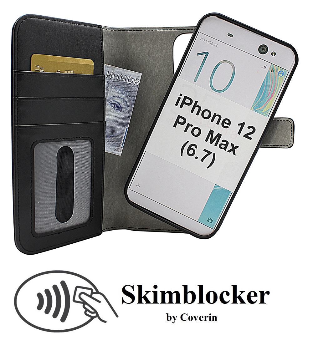 Skimblocker Magneettikotelo iPhone 12 Pro Max (6.7)