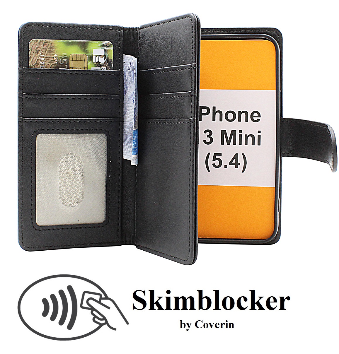 Skimblocker iPhone 13 Mini XL Puhelimen Kuoret