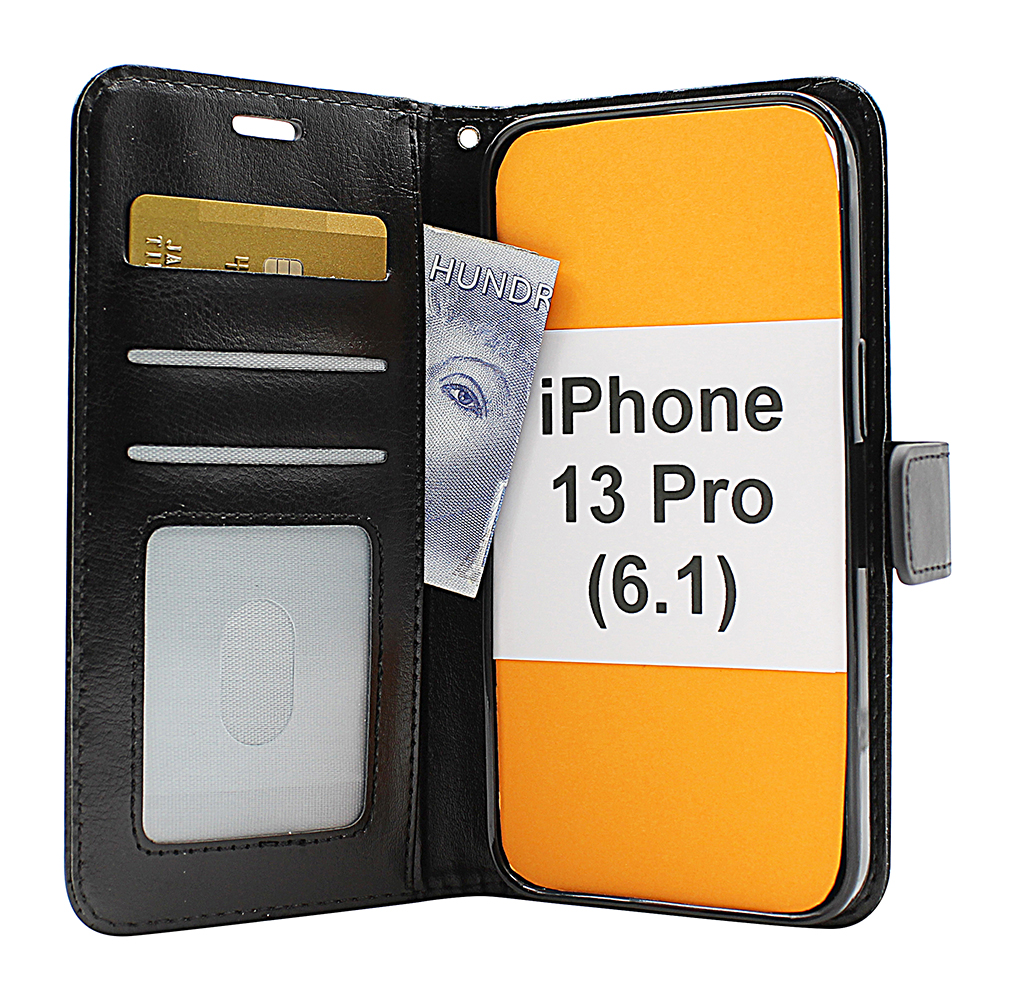 billigamobilskydd.se Crazy Horse Lompakko iPhone 13 Pro (6.1)