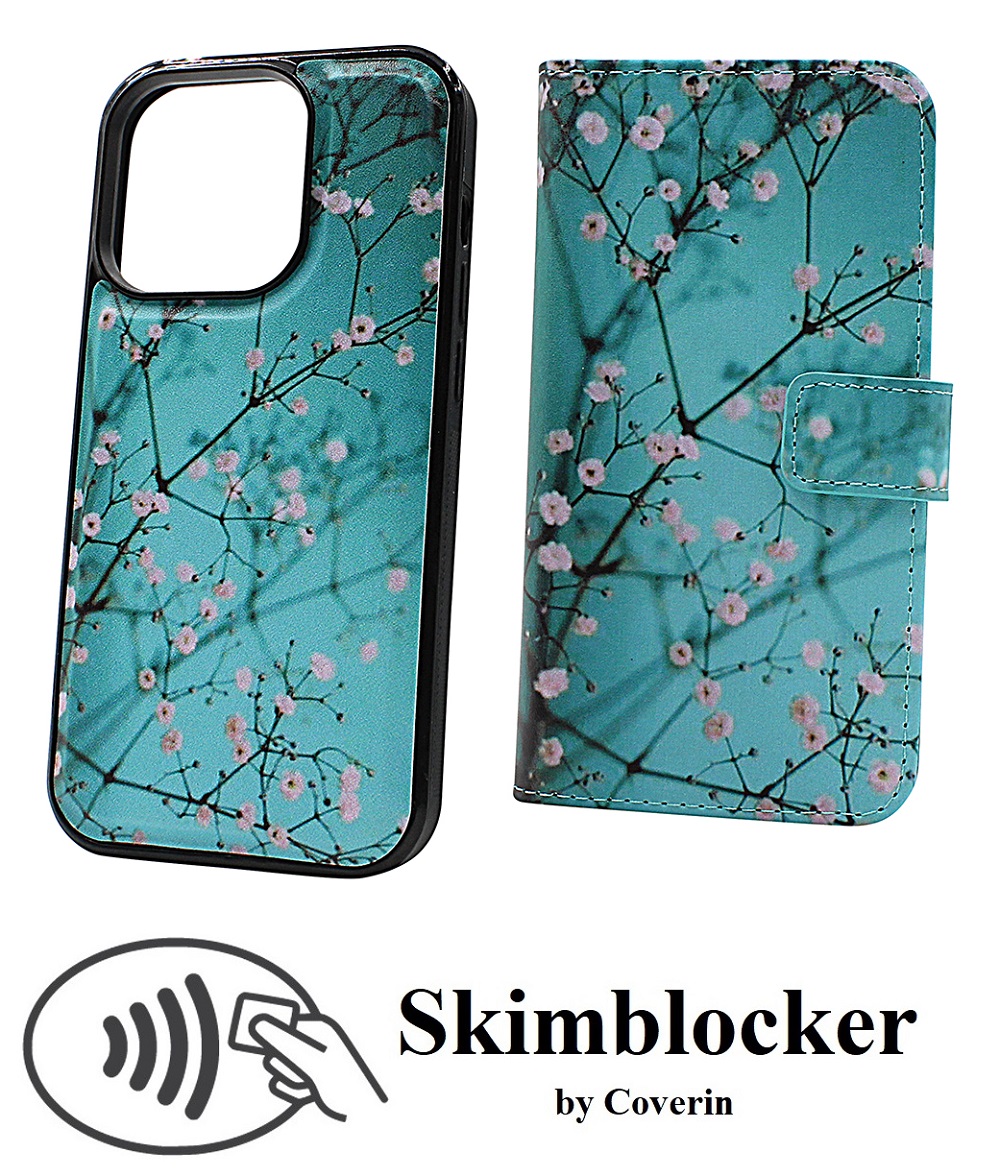 CoverIn Skimblocker Design Magneettilompakko iPhone 14 Pro (6.1)