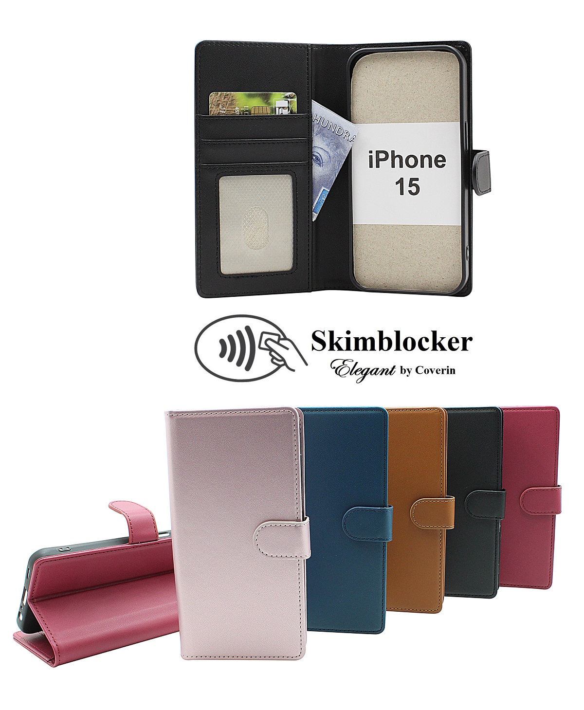Product Image for Skimblocker iPhone 15 Puhelimen Kuoret