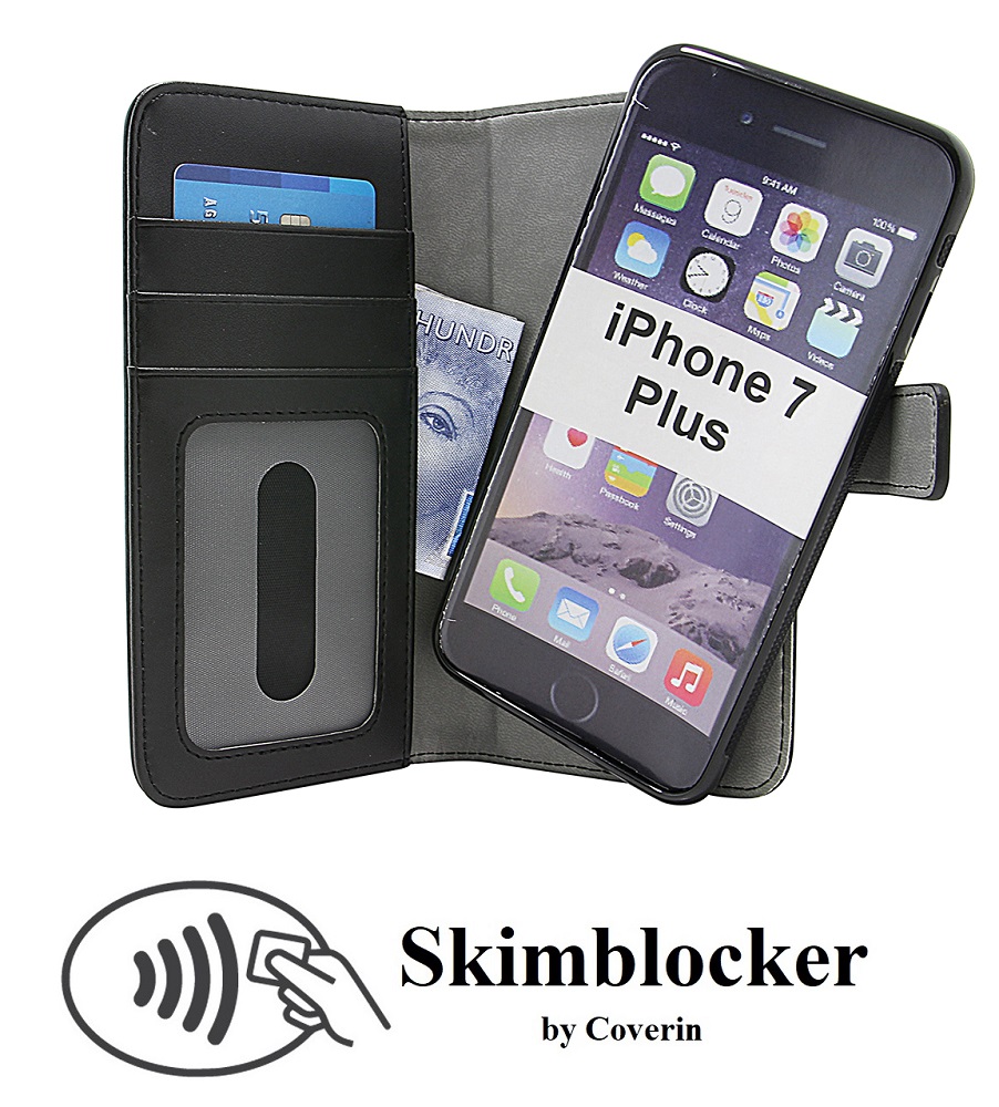 CoverIn Skimblocker Magneettikotelo iPhone 7 Plus