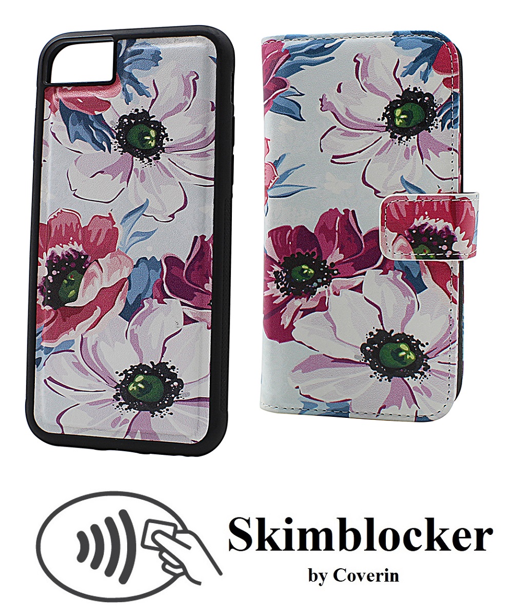 billigamobilskydd.se Skimblocker Design Magneettilompakko iPhone 8