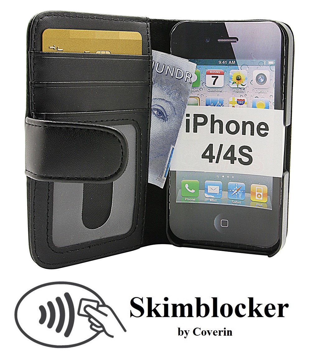 CoverIn Skimblocker Lompakkokotelot iPhone 4/4S